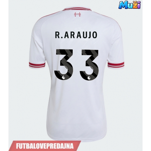 Lacne Muži Futbalové dres Liverpool Ronald Araujo #33 2026-27 Krátky Rukáv - Preč